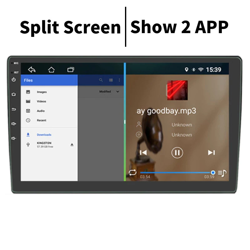 7” Android Car Stereo GPS WiFi Bluetooth CarPlay Touch Screen 2GB+32GB