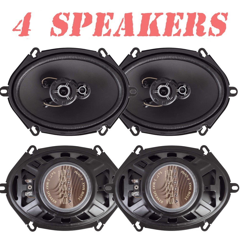 CD/DVD Bluetooth AM/FM Car Stereo 6×8″ Door Speakers For 1999-2003 Ford F-150