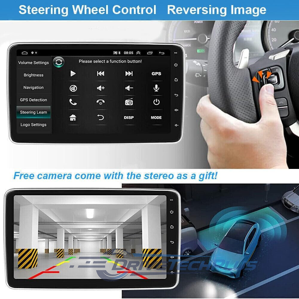 7 inch Android 12 Double 2DIN Car Radio Stereo CarPlay GPS BT 2+32GB For Chevy
