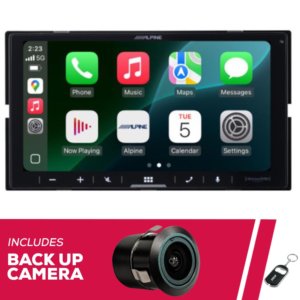 Alpine iLX-W770-M 6.75″ 2-DIN Multimedia Receiver with Back-Up Bullet Camera