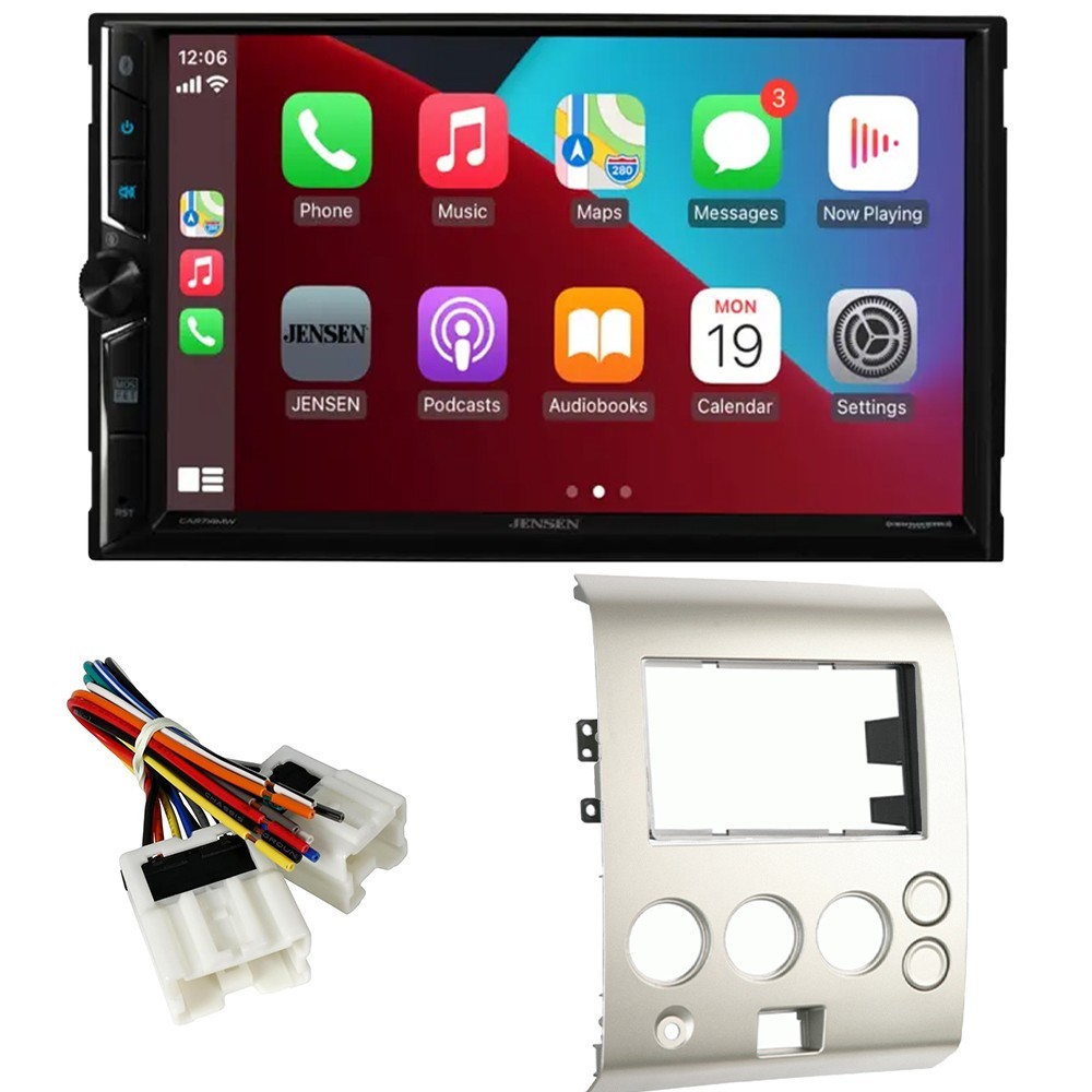 Jensen CAR714MW 7″ Touchscreen Bluetooth car stereo for Nissan Titan 2004-2006
