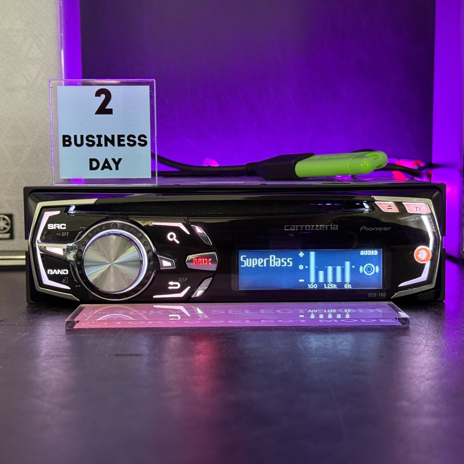 Pioneer Carrozzeria DEH-780 1Din Car Audio USB CD Player JDM Tested In Stock