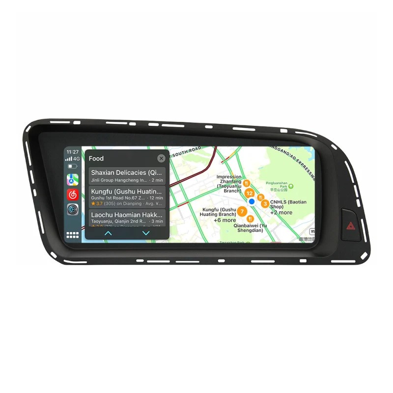 8.8” Car Radio Wireless Android Auto CarPlay 4+64GB For Audi Q5 2009-2017