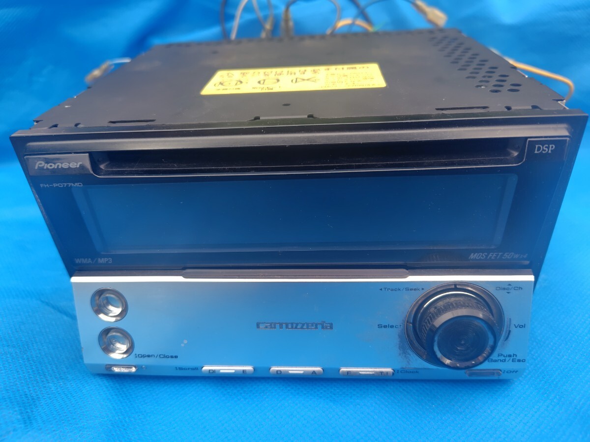 Pioneer Carrozzeria FH-P077MD ２DIN Car Audio CD MD　As is…