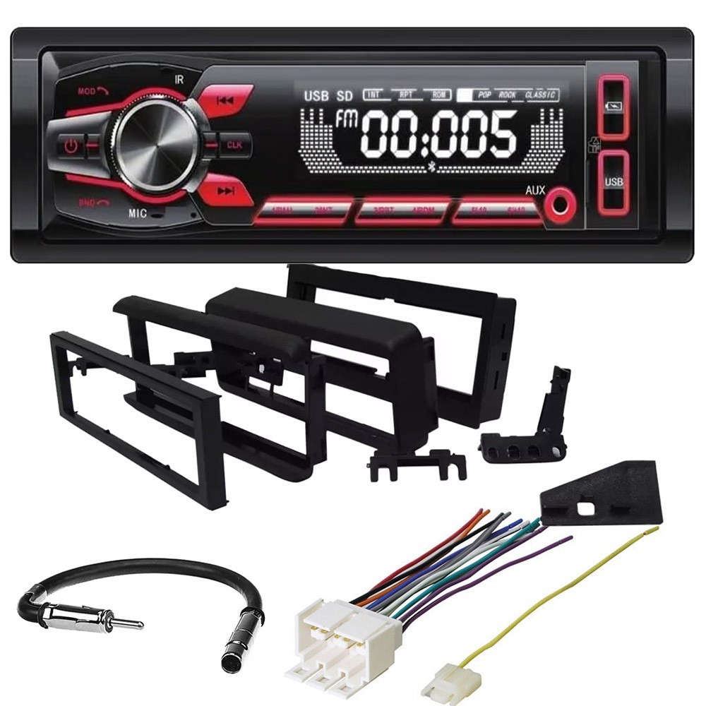 CV15BT Bluetooth MP3 Car Stereo AM/FM Radio & Kit For 1982-up Chevy S-10 Pickup