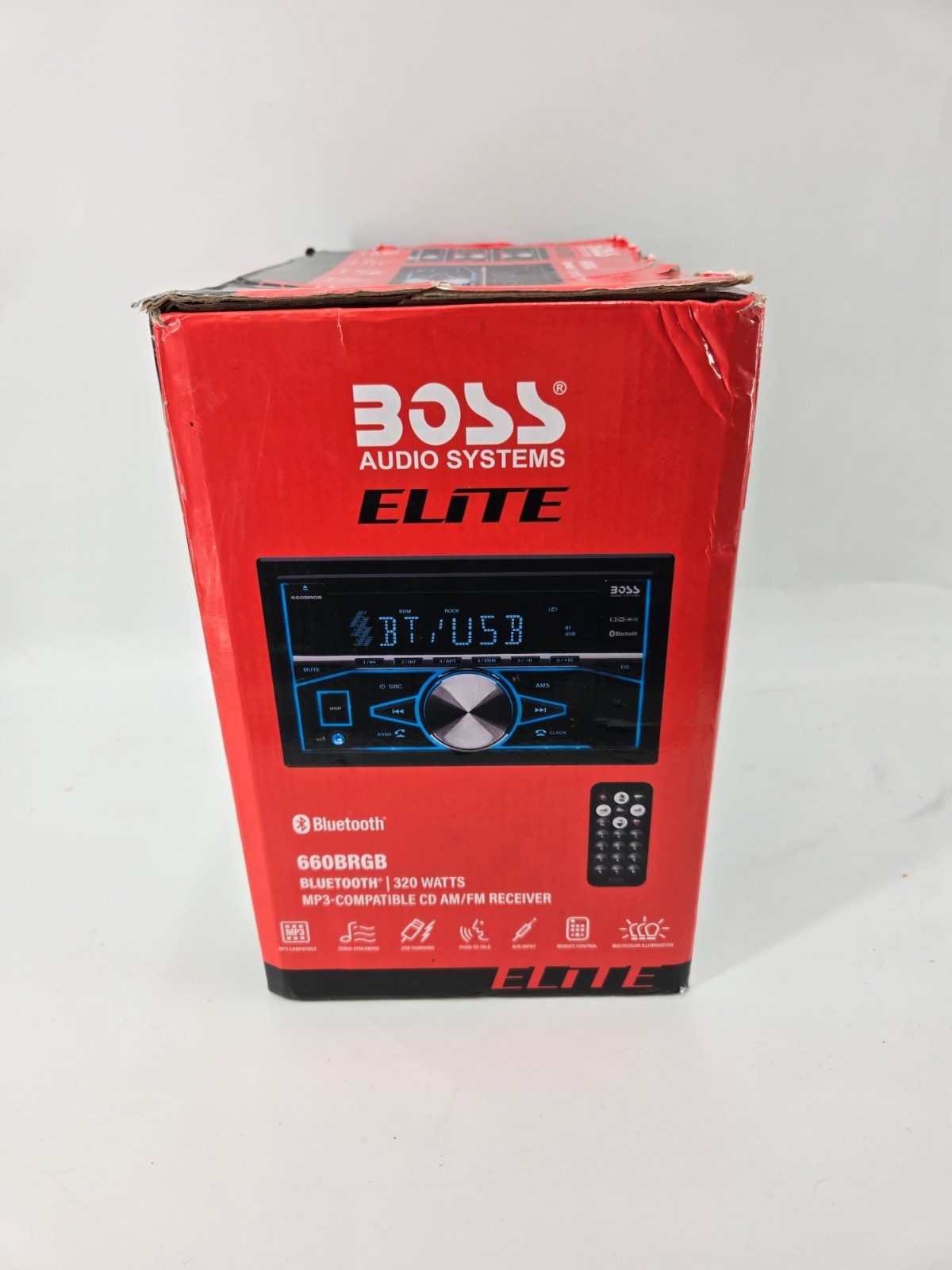 BOSS Audio Systems 660BRGB Car Stereo – Bluetooth, CD, Multicolor Illumination