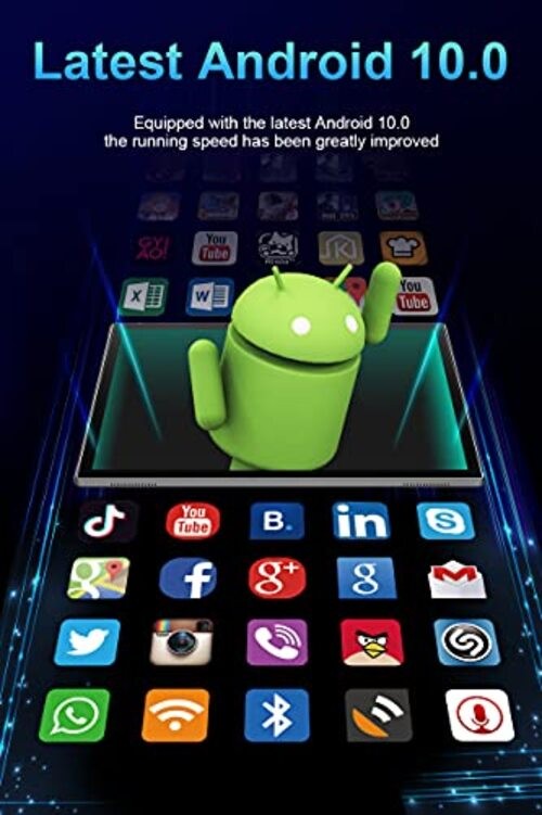 Tablet 10 Inch Android 10 Tablets, 32GB ROM 512GB Expand，6000mah Battery, Quad