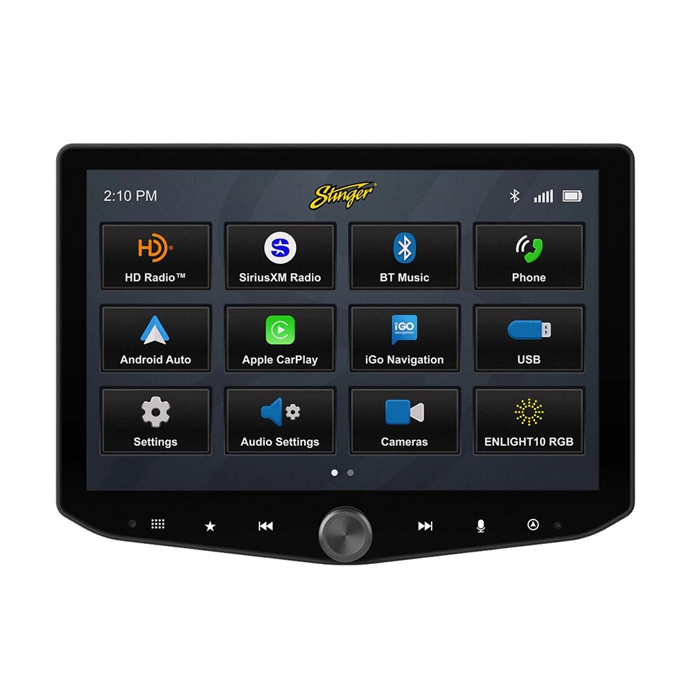 Stinger IX210 HORIZON10 2-DIN 10″ Multimedia w/ Carplay/Android Auto
