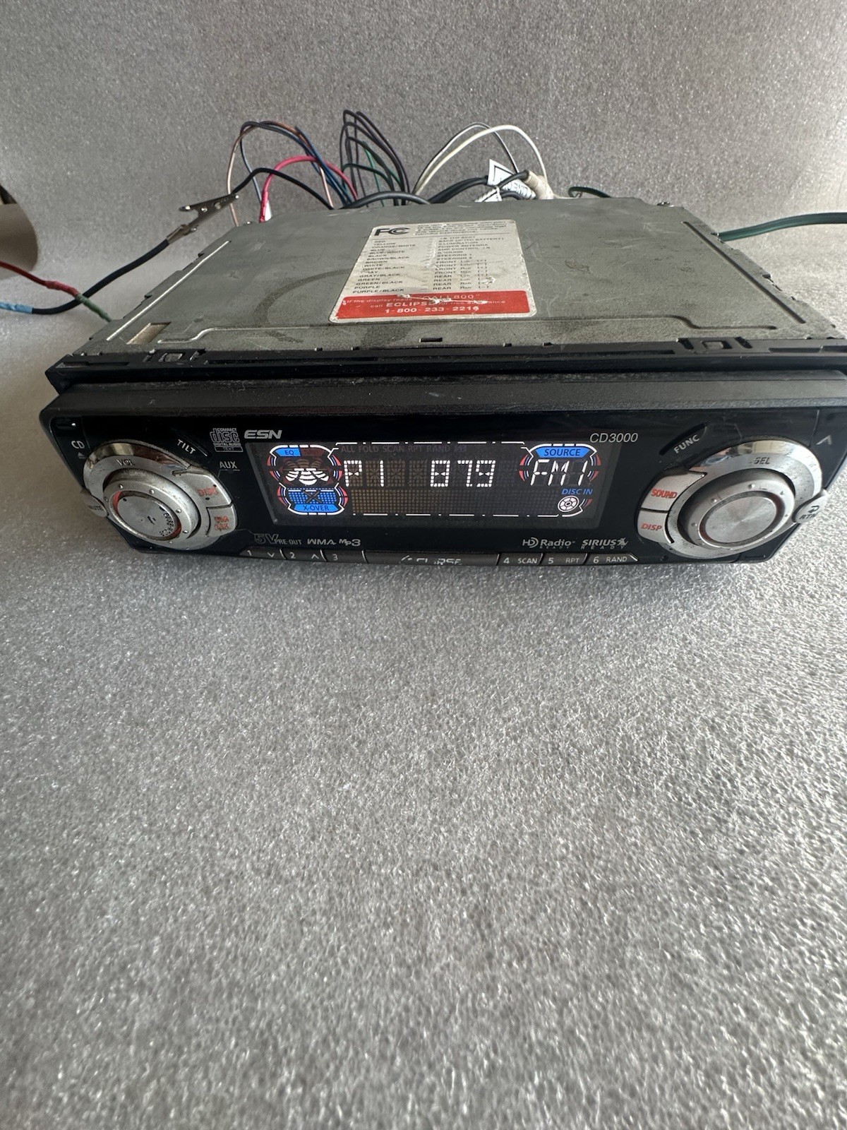 Old School ECLIPSE CD3000 Head Unit