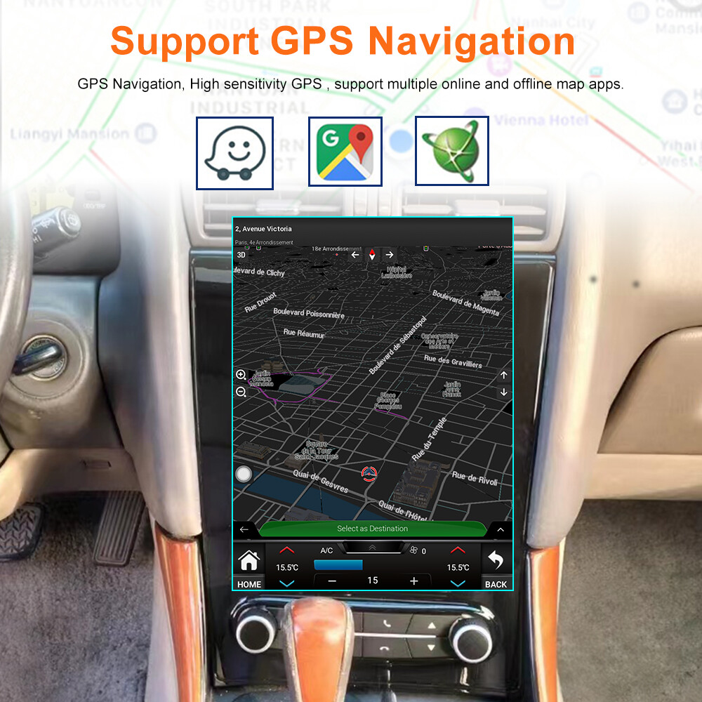 Head Unit For Lexus GS 300 1998-2004 Car GPS Navi Stereo Radio Android 14 WIFI