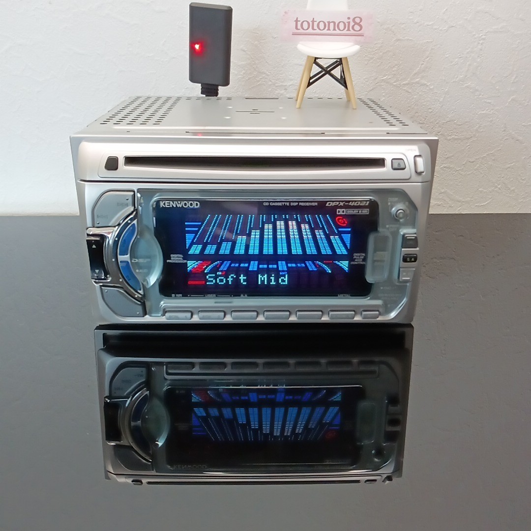 KENWOOD DPX-4021 2DIN CD/Cassette Car Audio DSP Receiver – Checked and Working
