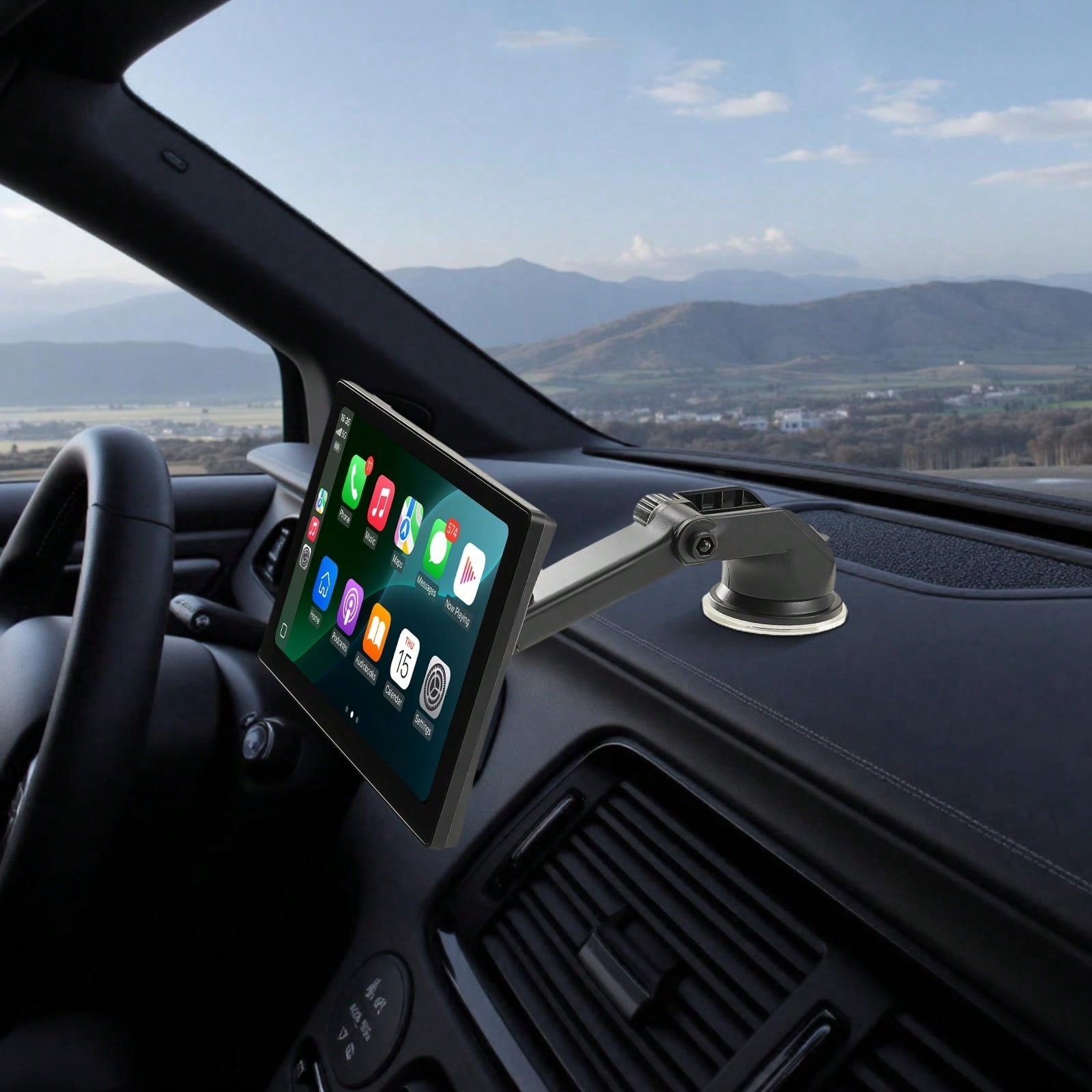9 Inch HD Touch Screen Car Stereo With Wireless CarPlay Android Auto Backup Came