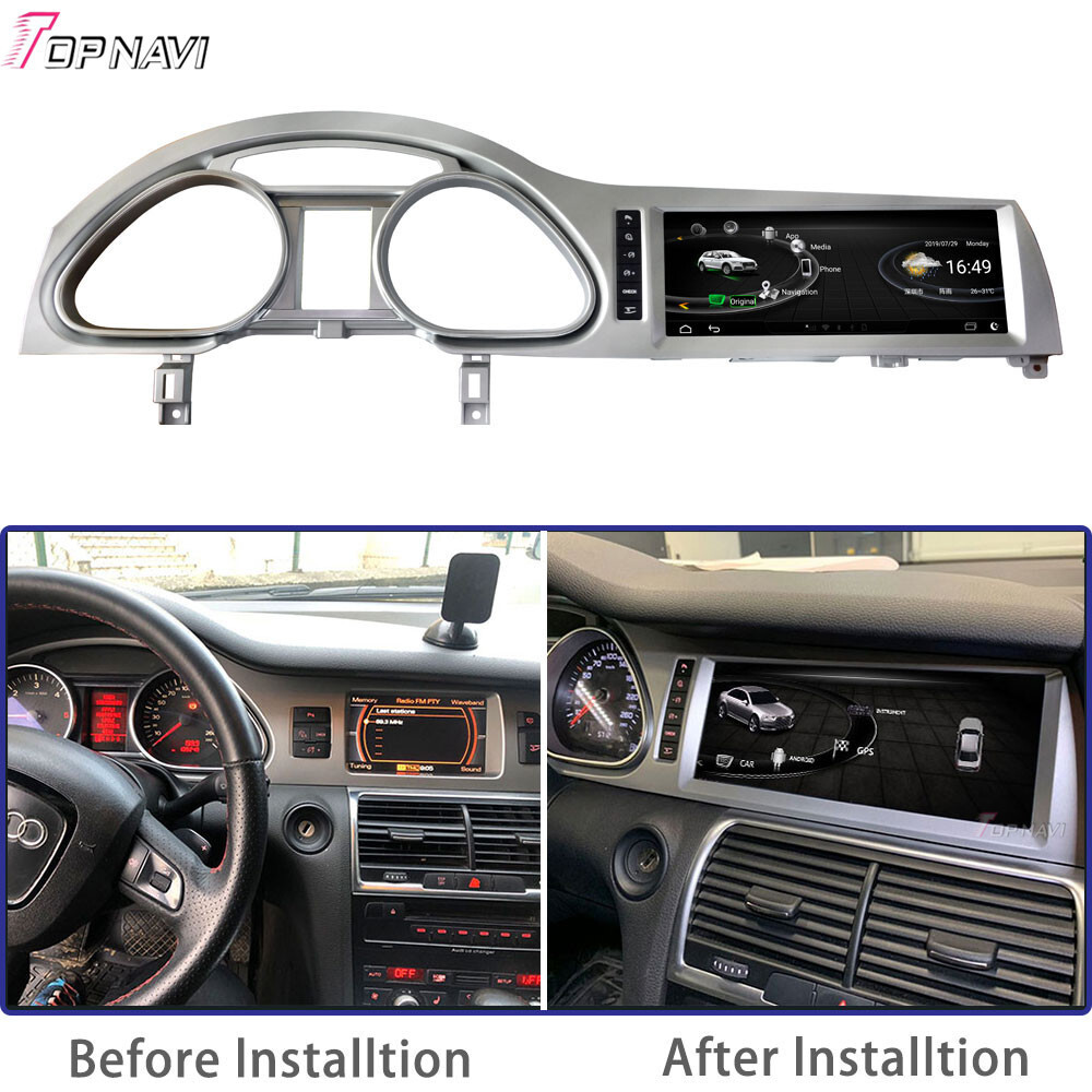 8+128G Car Stereo Radio Player GPS Android Navi Head Unit For Audi Q7 2010-2015