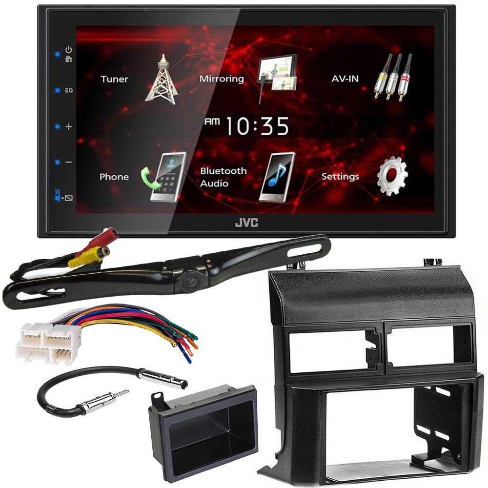 For GM 1988-94 Full Size C/K Truck JVC KW-M180BT Car Stereo Double DIN Dash Kit