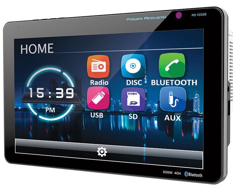 POWER ACOUSTIK PD-1032B 2-DIN 10.3″ TOUCHSCREEN LCD DVD/CD USB BLUETOOTH STEREO