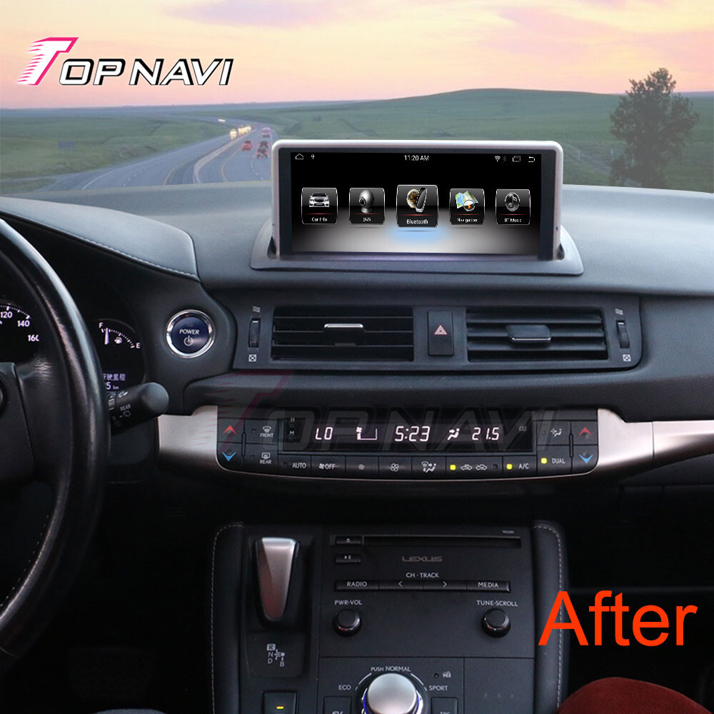 for Lexus CT200 2011-2018 High Version Stereo 8.8Inch Androind 9.0 Car GPS Navi