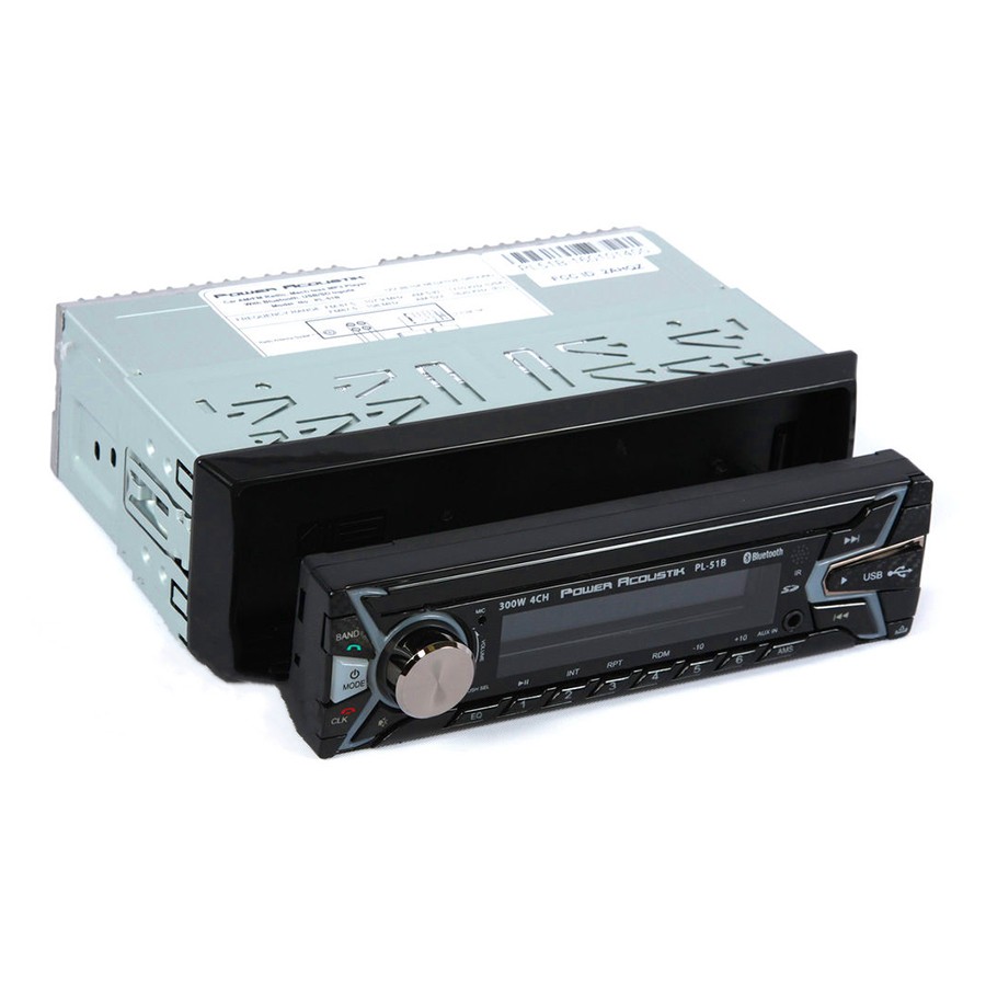 Power Acoustik PL-51B Single DIN Digital Media Headunit – Dynamic Carbon