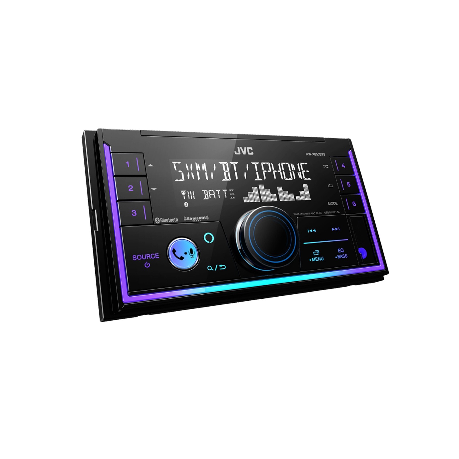 JVC KW-X850BTS Double DIN Bluetooth AM/FM Radio Digital Media Stereo Receiver