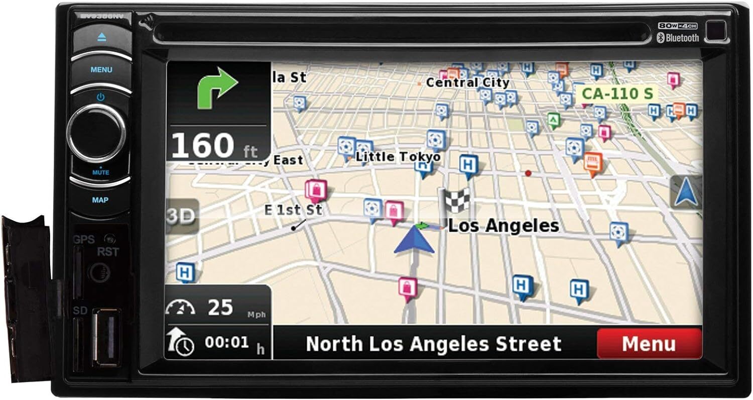 BOSS Audio In-Dash CD/DVD/DM Bluetooth Receiver BV9386NV