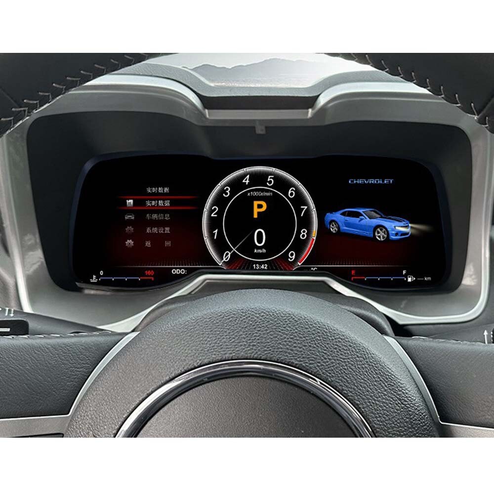 LCD Digital Instrument Cluster Speedometer Fits For Chevrolet Camaro 2010-2015