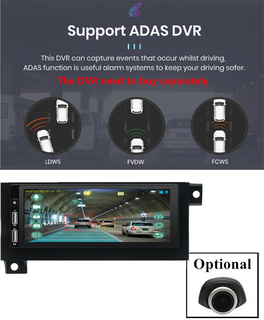 6.8in Car MP5 Player FM Radio AUX For Carplay Fit For 1997-2001 Jeep Cherokee