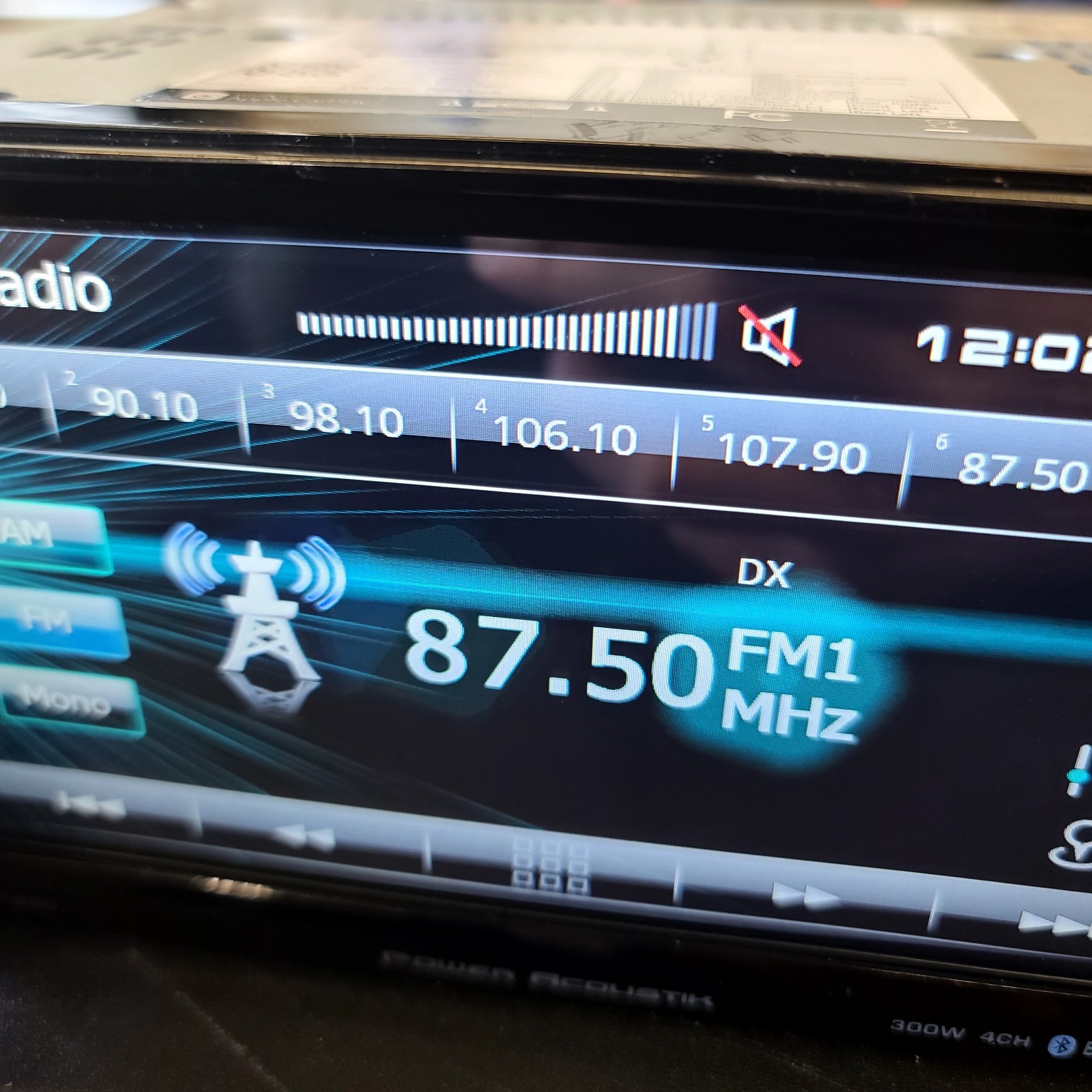 POWER ACOUSTIK CP-650 Double DIN For Parts