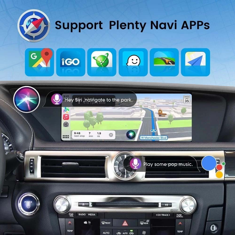 12.3″ For Lexus GS 2012-2020 Android 13 CarPlay Radio GPS 8+128GB Stereo