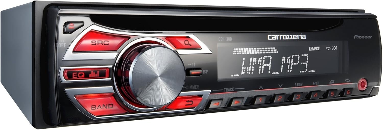 Pioneer Carrozzeria DEH-380 1DIN Car Audio CD Player AUX Input Head Unit Japan