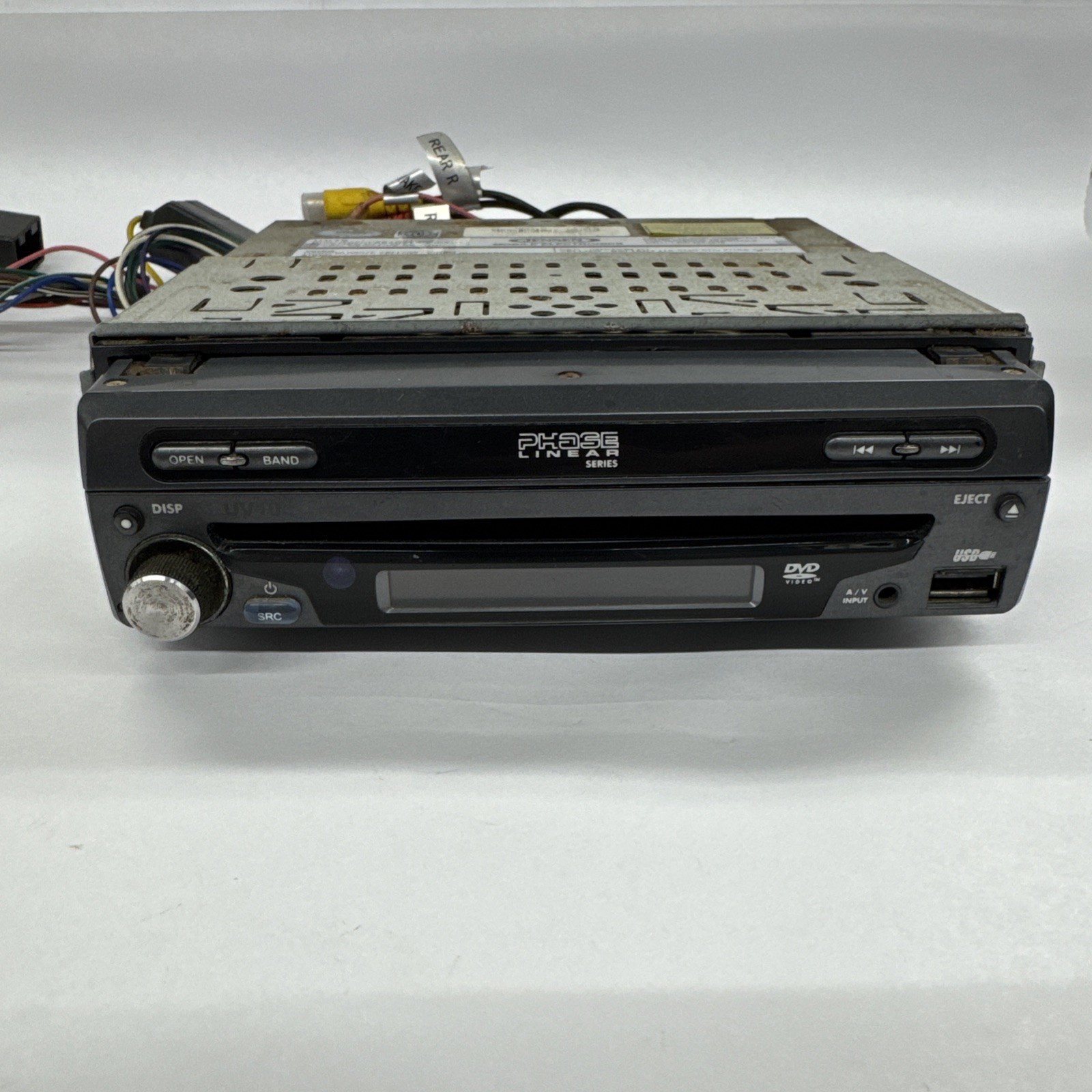 Phase Linear By Jensen UV10 DVD/MP3/WMA Car Stereo Receiver/NAV 102 TESTED WORKS