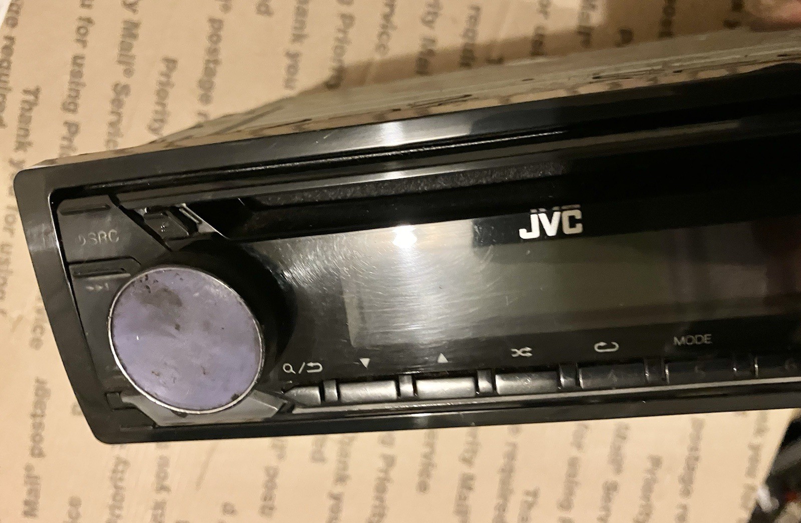 Used JVC KD-T710BT CD Receiver USB AUX Bluetooth Detachable Faceplate RCA