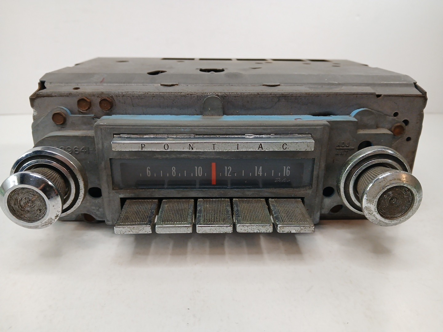 GM 1960s 70s Pontiac Delco AM In Dash Radio Model 7293512 – Tested Works