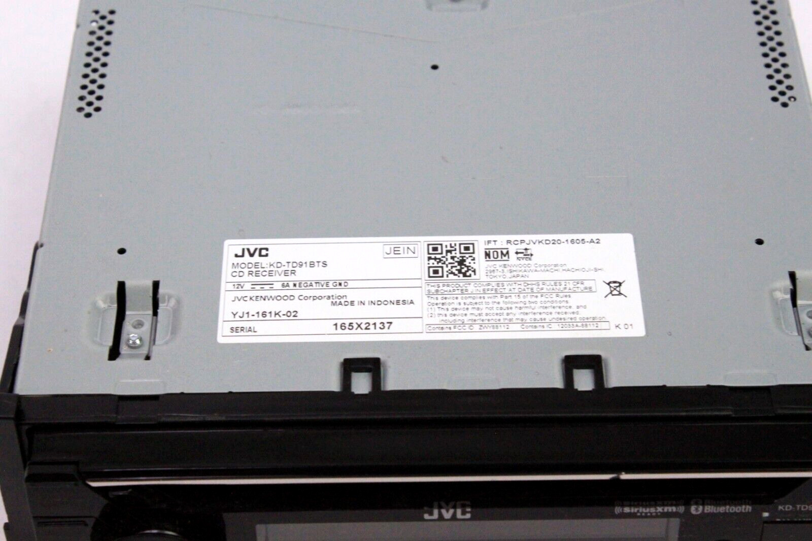 JVC KD-TD91BTS Car Stereo Receiver