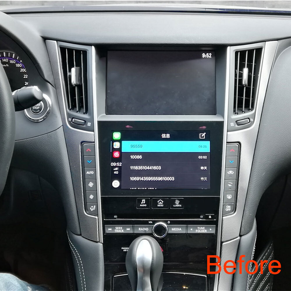 8G+128GB Tesla Style Android For Infiniti Q50 Q50L 2012-2019 Auto Stereo Carplay