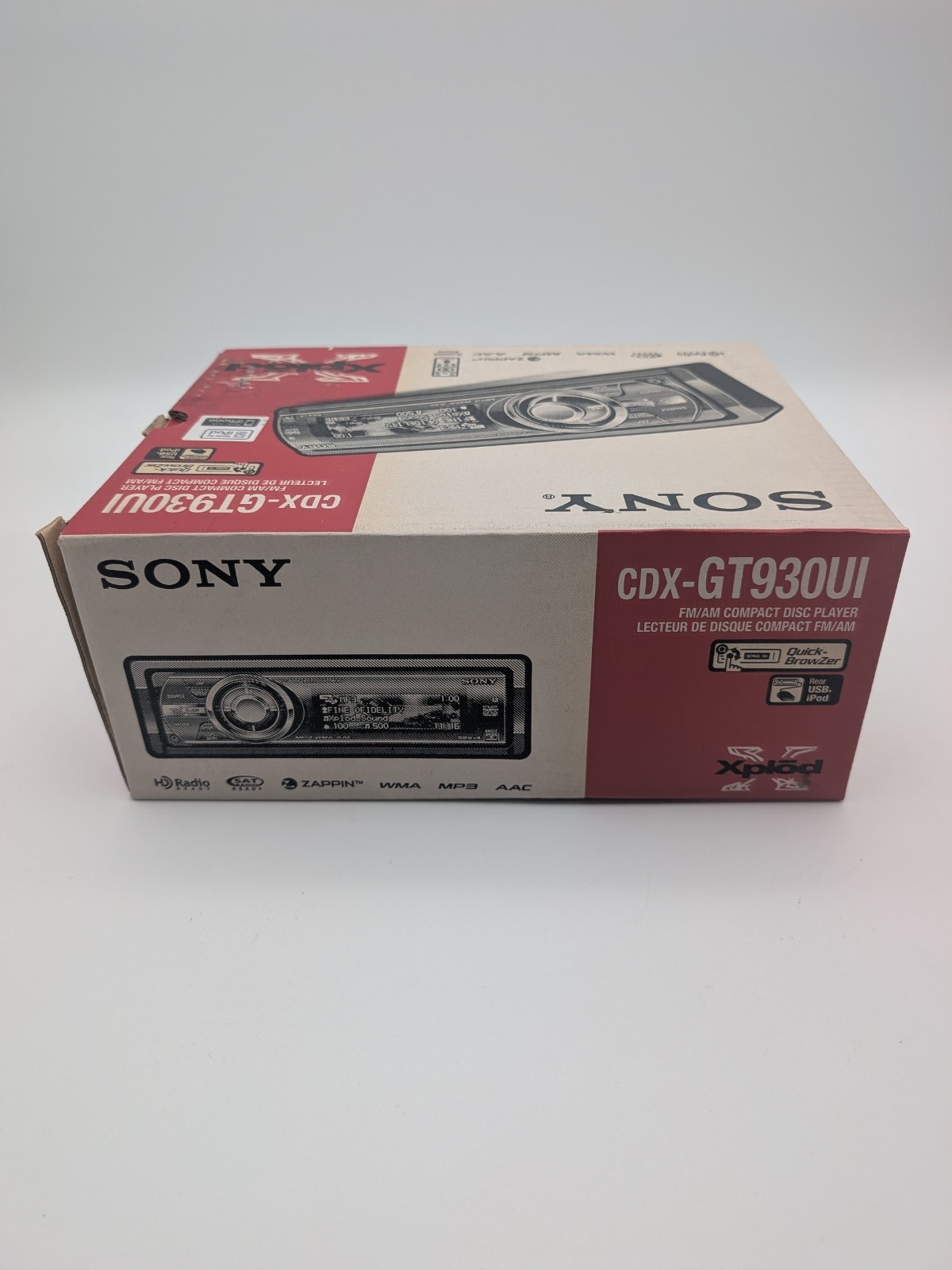 NOS Sony CDX-GT930UI Old School Car Stereo Receiver AM/FM CD Player NEW