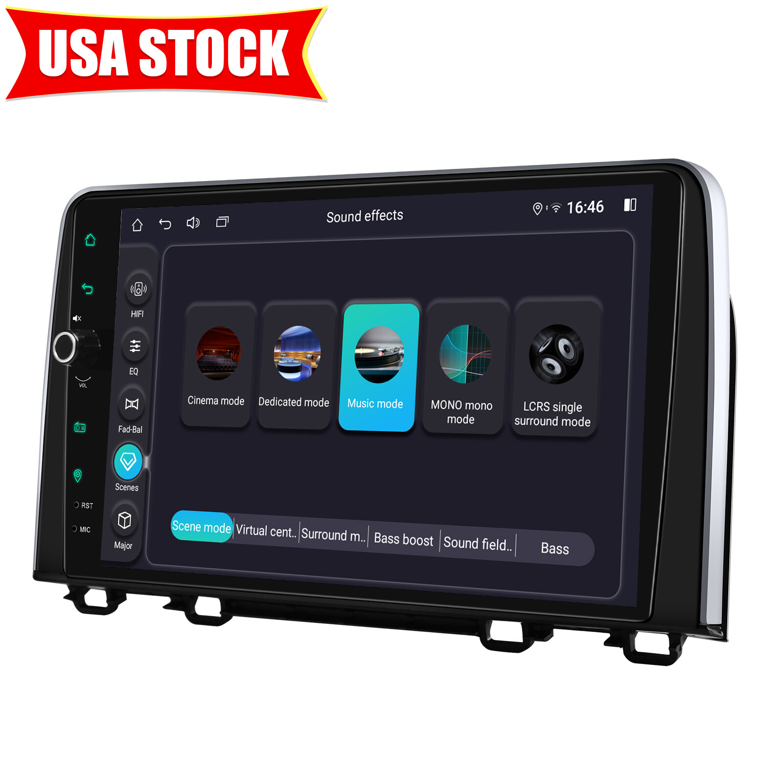 For 2017-2021 Honda CR-V LX EX Touring 10.1″ Android 12 Car Radio GPS Navi 8Core