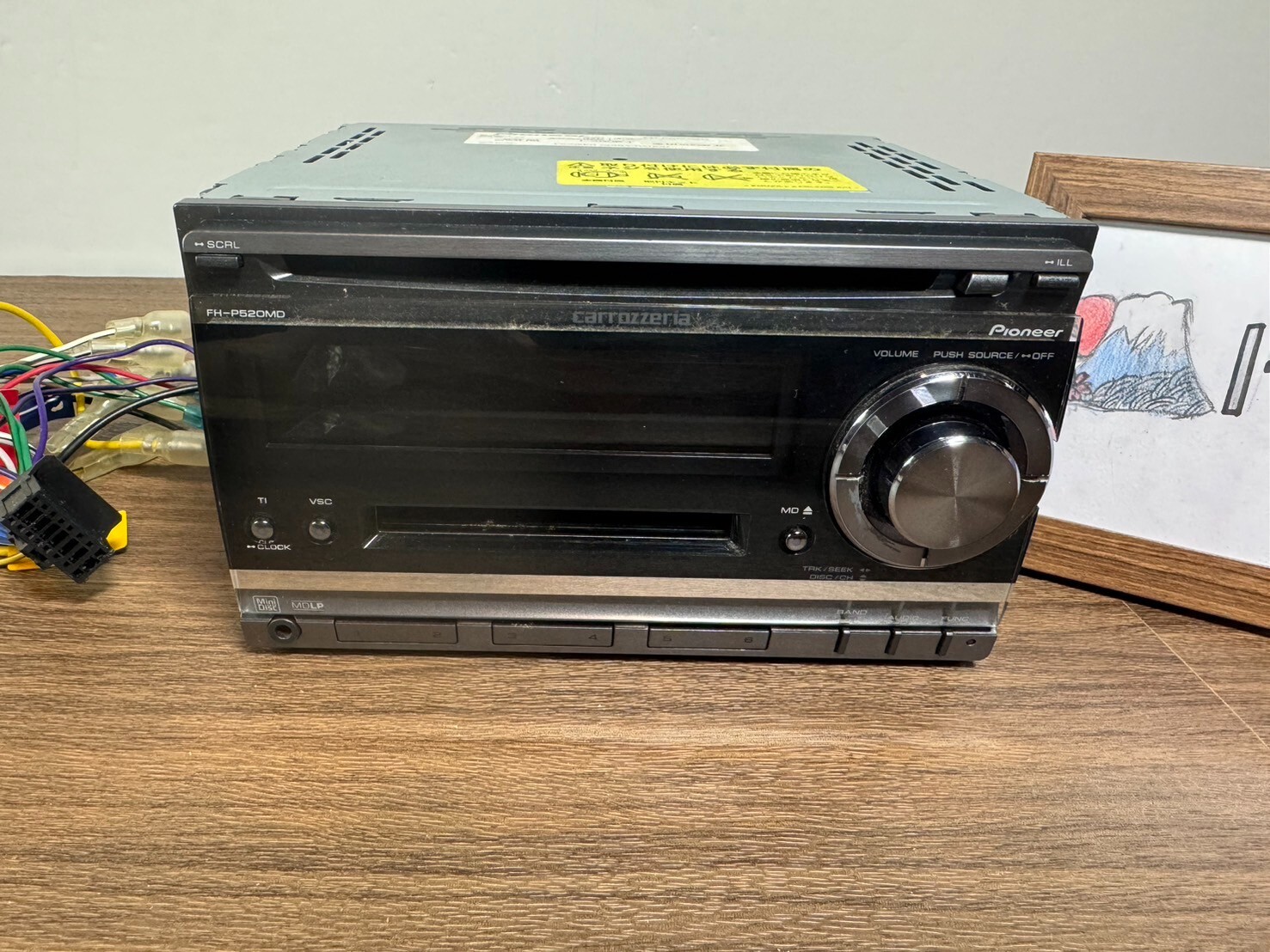 Pioneer Carrozzeria FH-P520MD CD MD Receiver classic old school Rare JDM JP