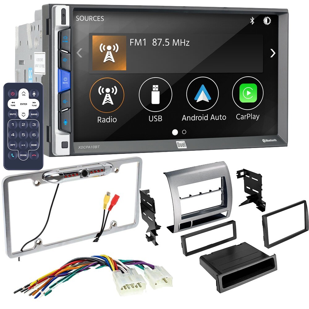 XDCPA10BT 7″ Apple Carplay Car Stereo AM/FM Radio For 2005-2011 Toyota Tacoma