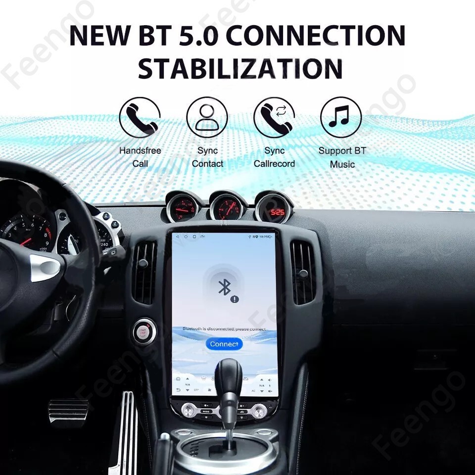 14.5″ Android Car Radio For Nissan 370Z 2005-2019 GPS Navi Carplay Stereo 4+64GB