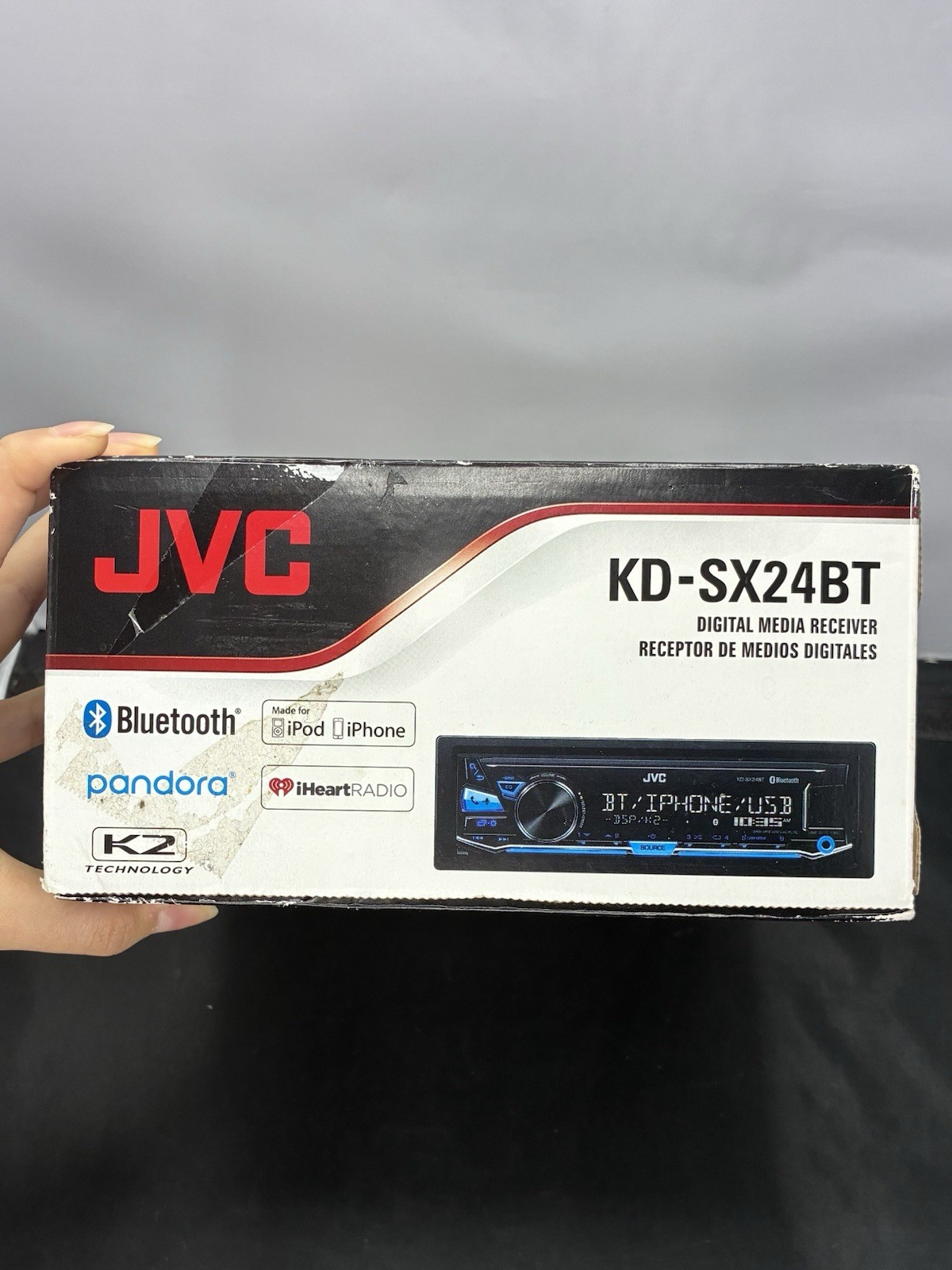 JVC KD-SX24BT Digital Media Receiver For Bluetooth, iPod, And iPhone