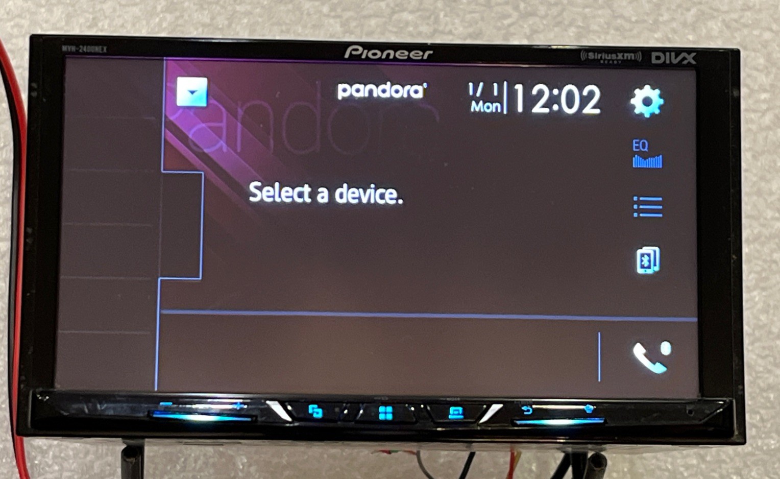 PIONEER MVH-2400NEX Touchscreen Bluetooth USB CD DVD Player