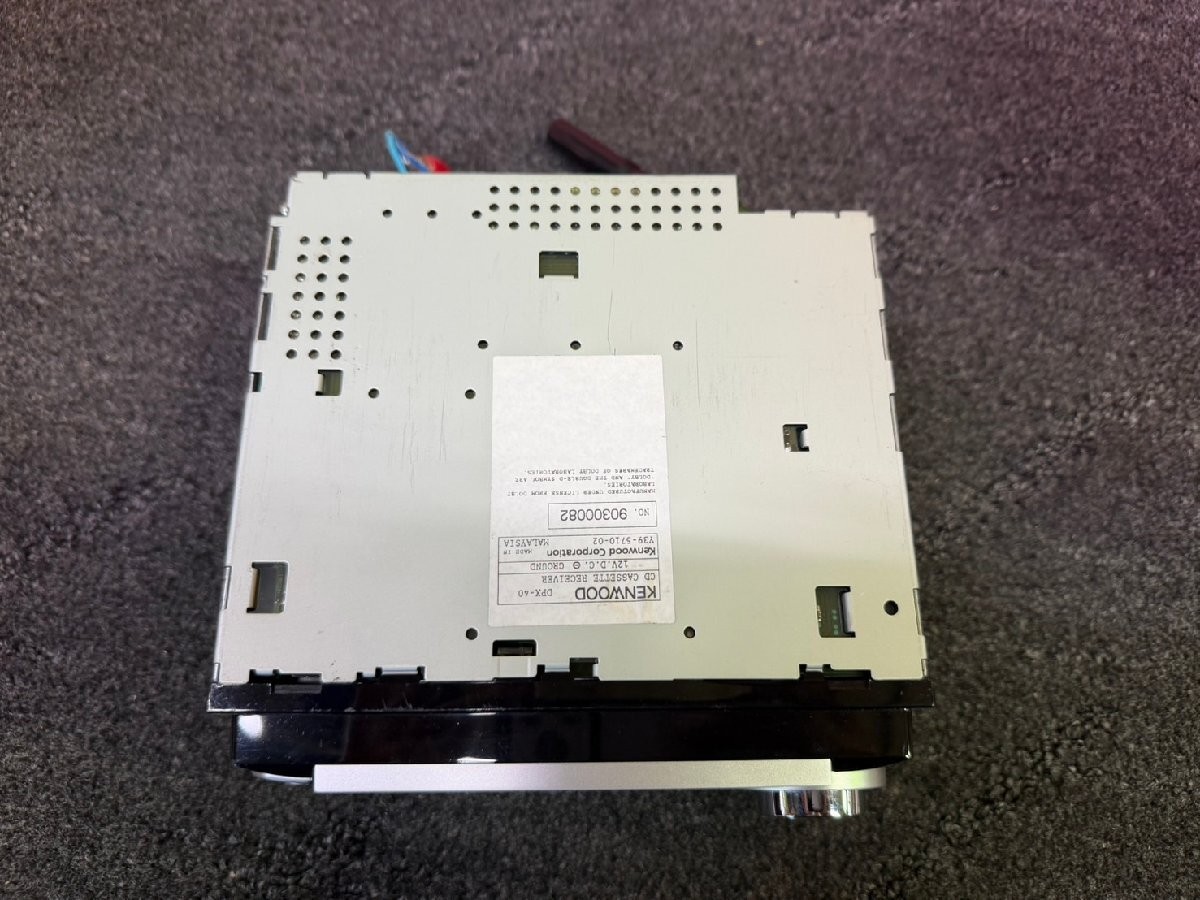 JDM Kenwood DPX-40 2DIN Cassette CD Player Period Correct Car Audio Tested OEM