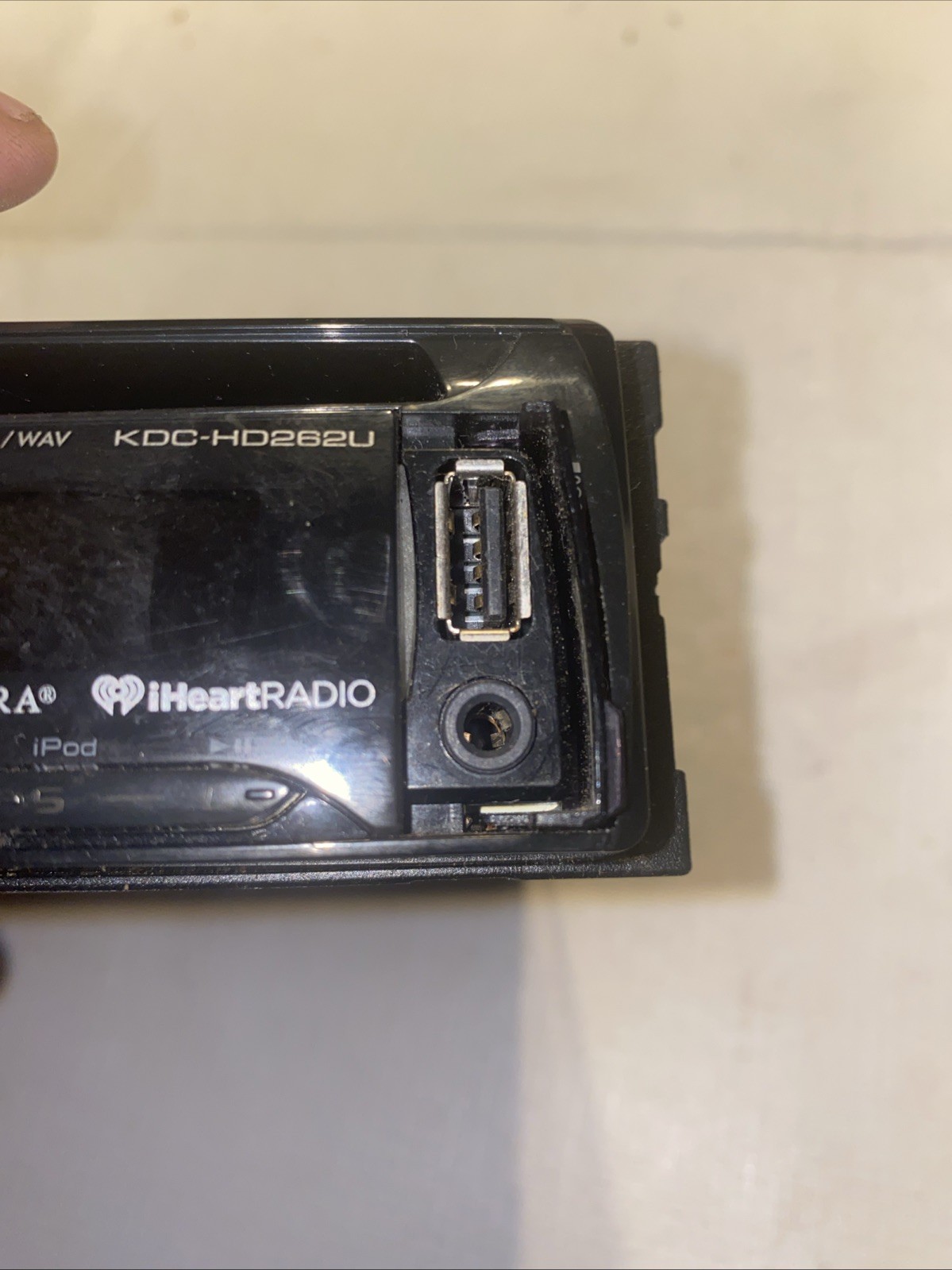 Kenwood “KDC-HD262U” CD Android HD Radio USB Interface MP3 AM/FM AUX