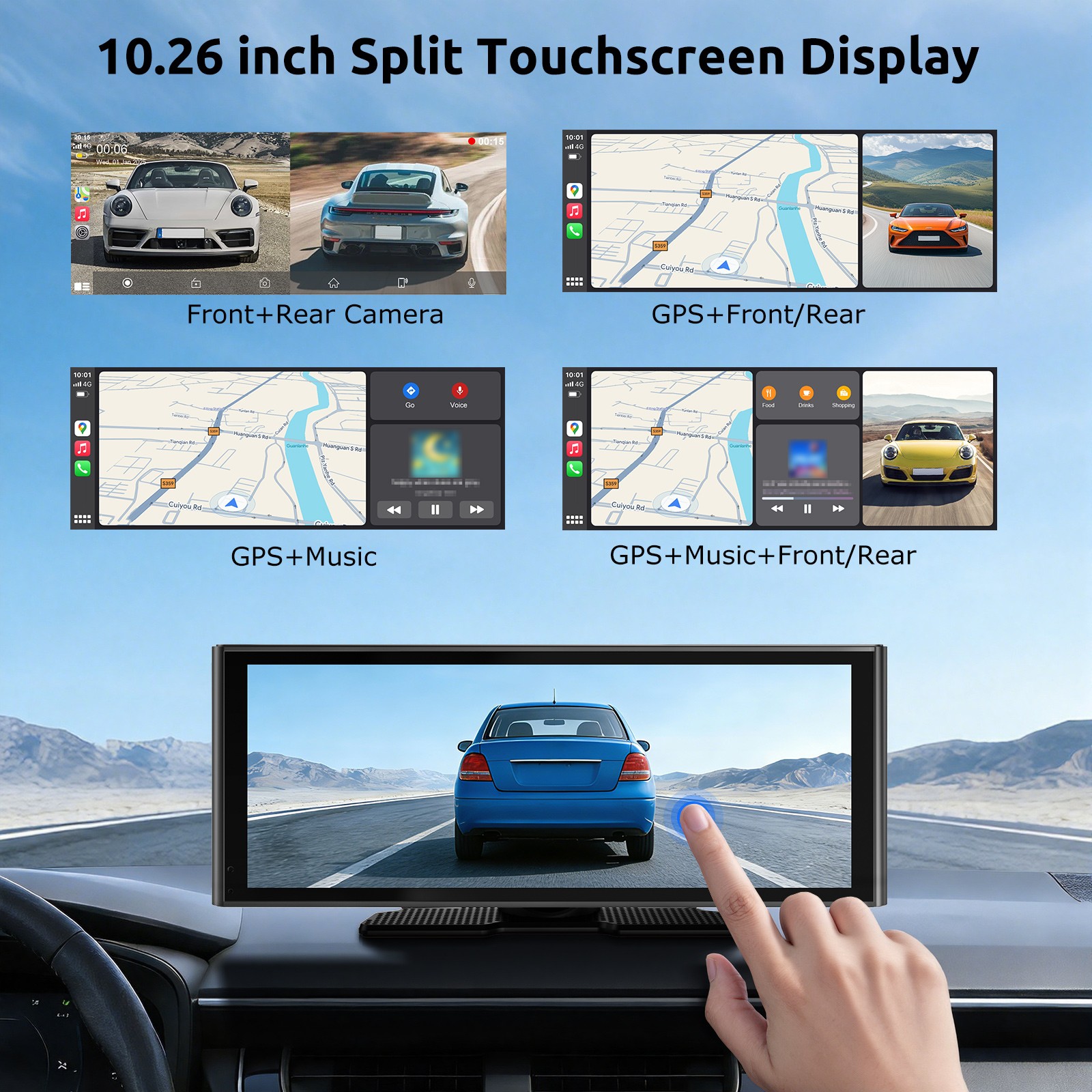 Car Radio Aux Input Stereo Audio In-Dash FM Receiver USB MP3 Player Bluetooth SD