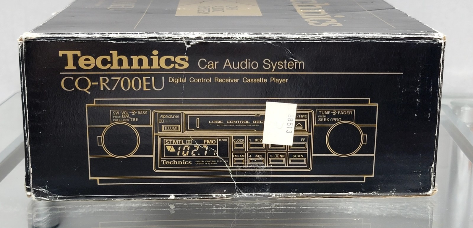 TECHNICS ALPHATUNER Car Stereo Cassette Deck Radio FM-AM CQ-R700EU See video