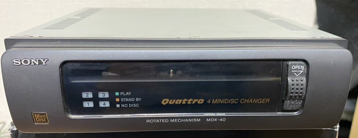 Minidisc MD Magazine Cartridge for RARE* Sony MDX-40 Quattro 4 Mini-Disc Changer