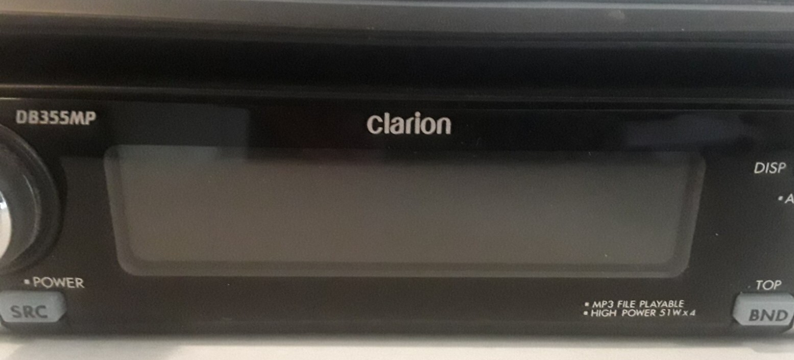 Clarion DB355MP In-Dash Car Stereo CD Receiver MP3 Detachable Face w/ Remote
