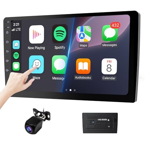 Double Din Car Radio Haudio 10.1 Inch 2GB 64GB CarPlay