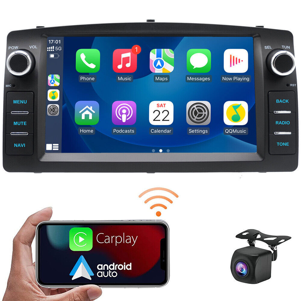 4+64G For Toyota Corolla 2000-2006 WIFI Car Stereo Radio GPS Navi Apple Carplay