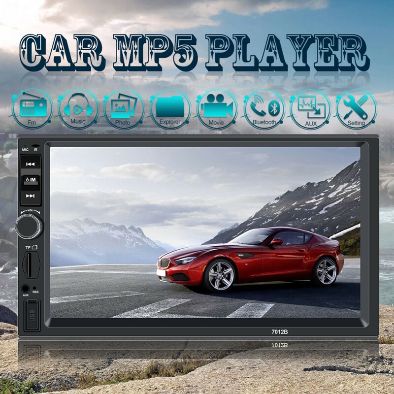 Car Models 7” Touch Screen Radio Mp5 Player Bluetooth Audio Rear View Camera