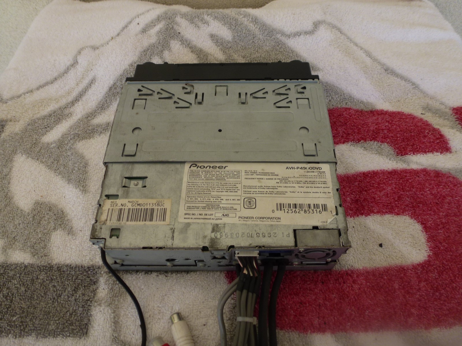 Pionee AVH-P4900DVD DVD Receiver receiver Parts/Repair Free Shipping USA!
